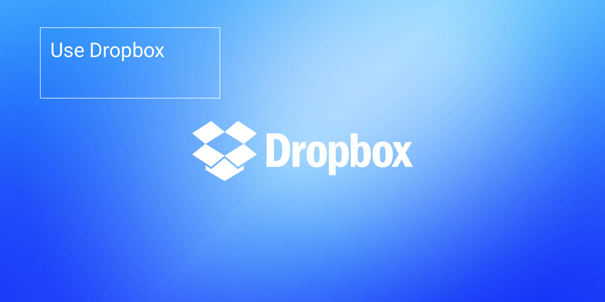 using dropbox